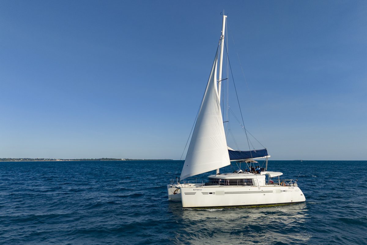 Lagoon 450F catamaran in the Yachtsun fleet